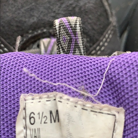 Coleman woman’s hiking boots / shoes gray purple - Picture 4 of 4